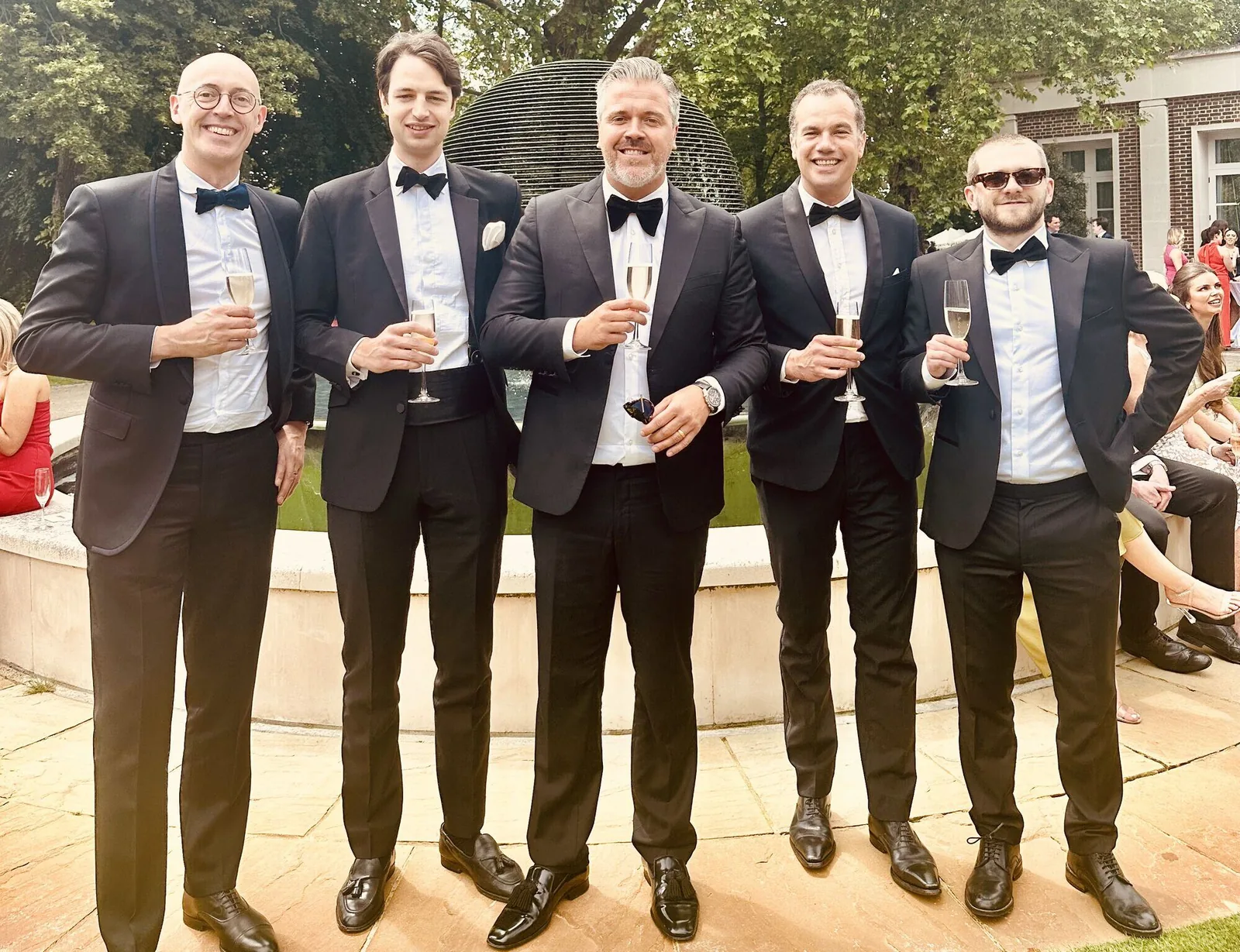 The kennek team in black tie at The Hurlingham Club