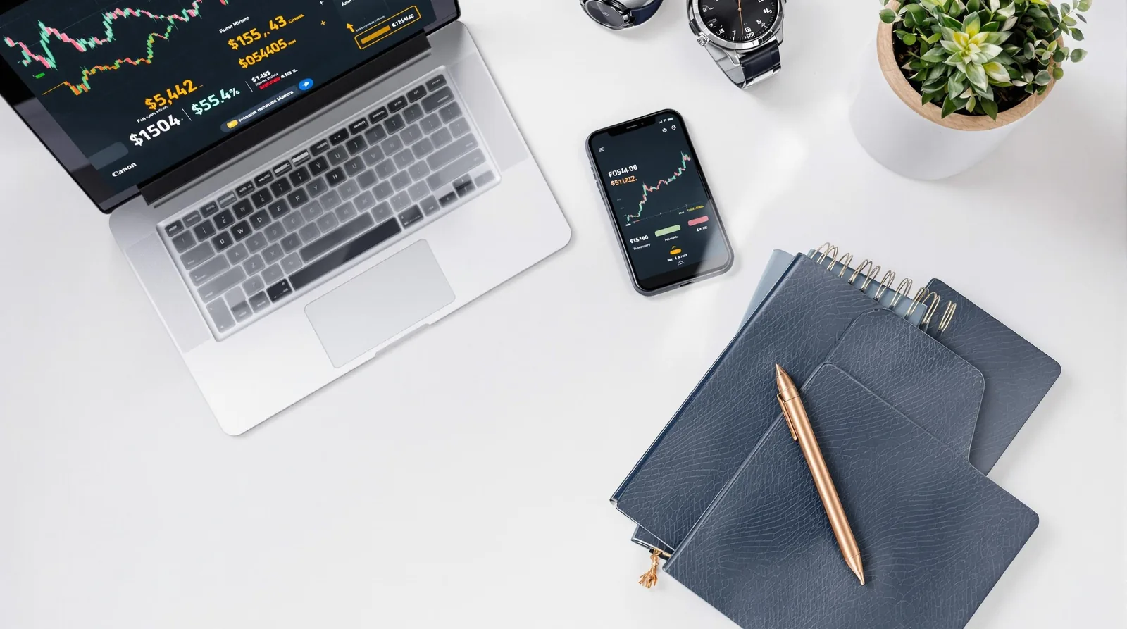 Lending analytics on a laptop, tablet and phone