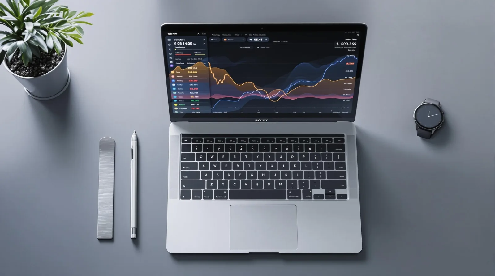 Lending analytics on a laptop, tablet and phone