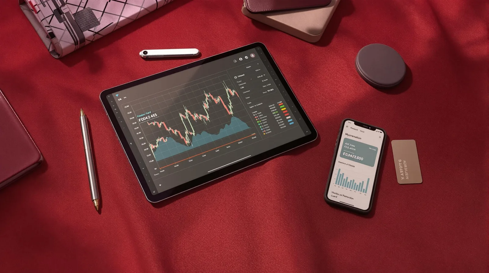 Lending analytics on a laptop, tablet and phone