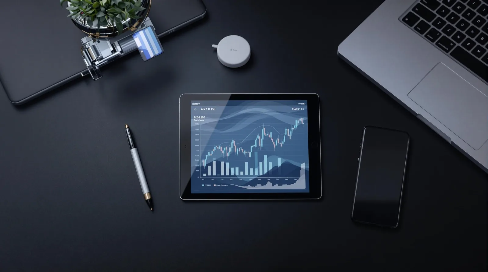 Lending analytics on a laptop, tablet and phone